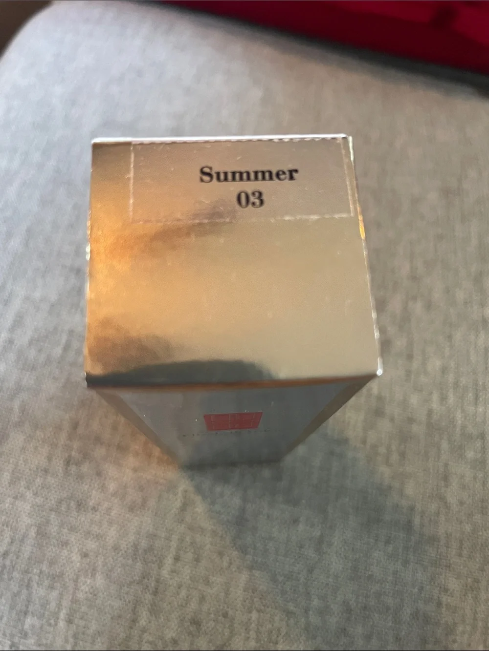 Elizabeth Arden Silver Box with Red Logo Flawless Finish